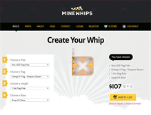 Tablet Screenshot of minewhips.com.au